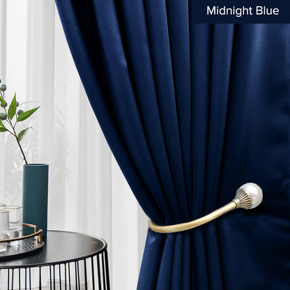 Langsir Canola 80%+ Blackout Cangkuk &amp;amp; Lubang Minimalis