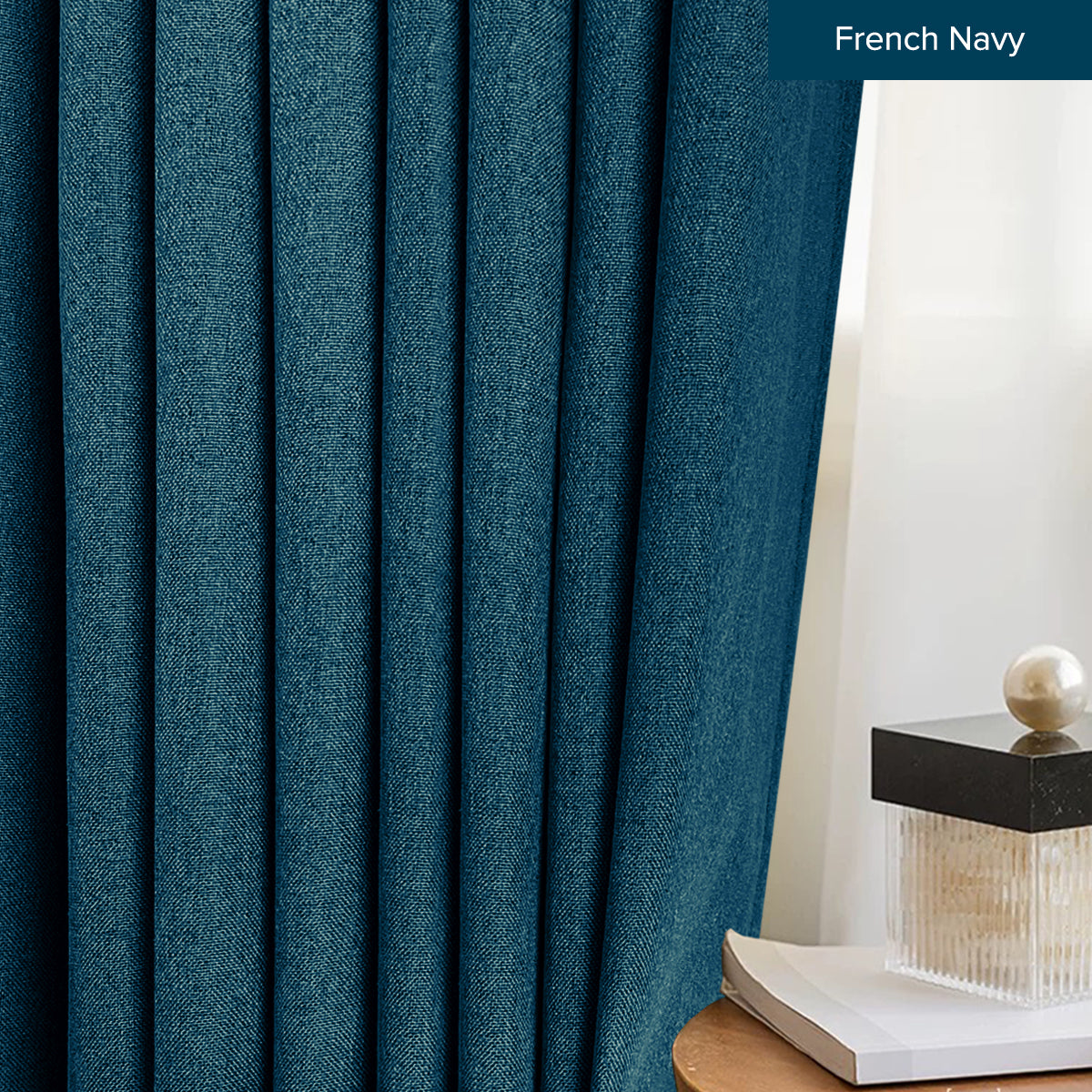 Mizuka 100% Blackout Curtain Ready Made - Standard Width