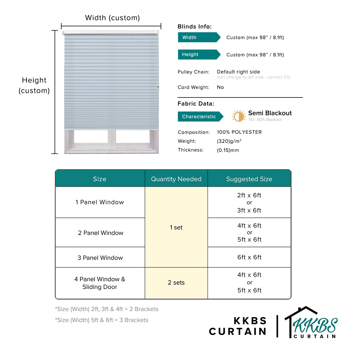 Midiro 26mm Semi Blackout Honeycomb Blinds Custom Made