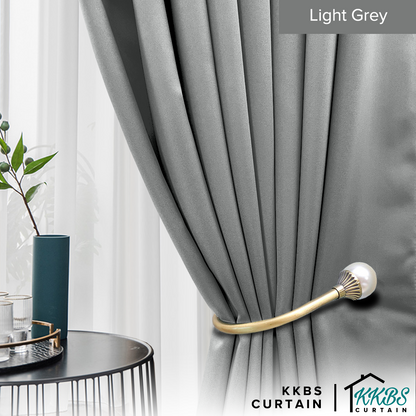 Canola Curtain Minimalist Hook &amp; Eyelet
