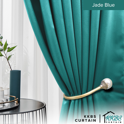 Canola Curtain Minimalist Hook &amp; Eyelet