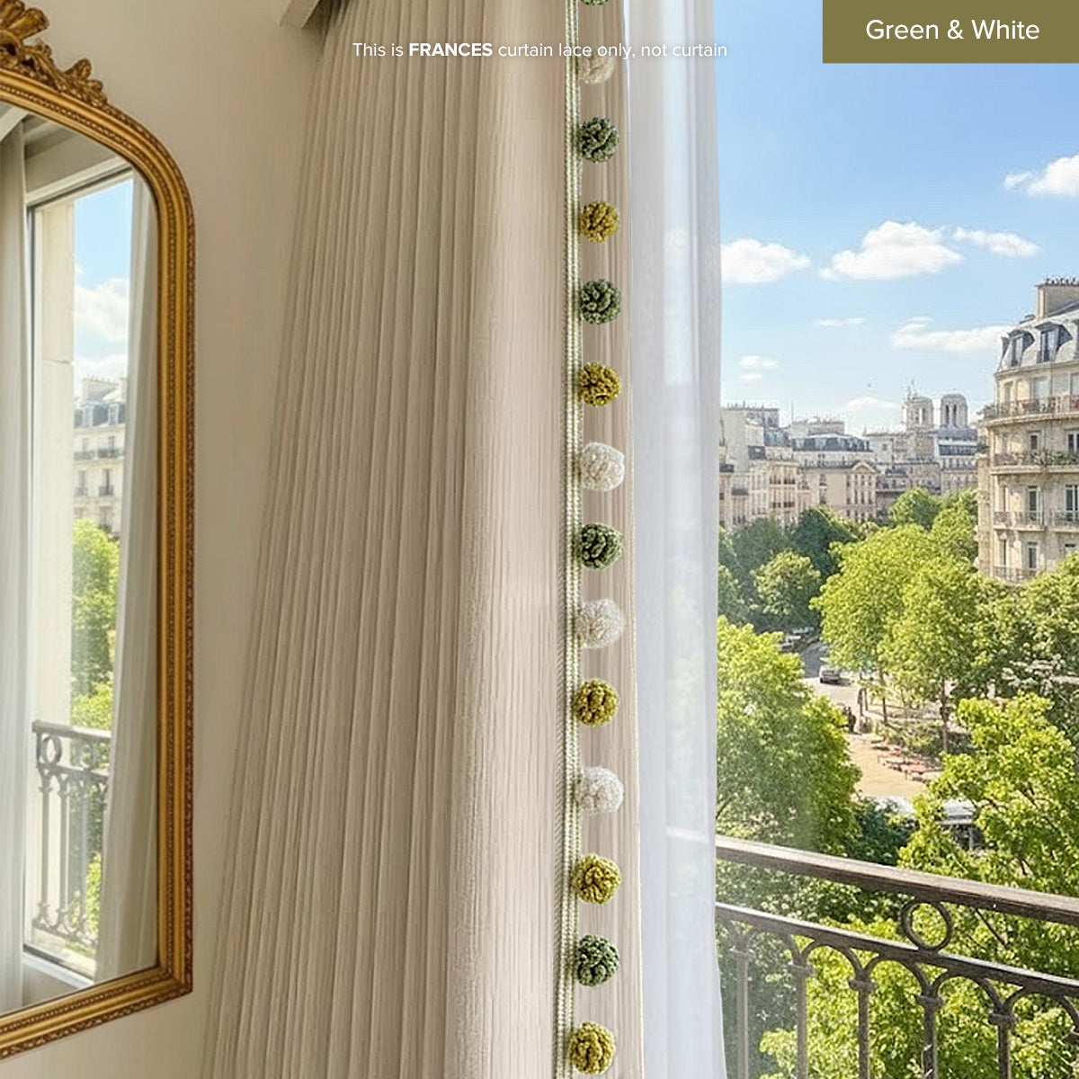 Frances Curtain Laces Cut by Metre