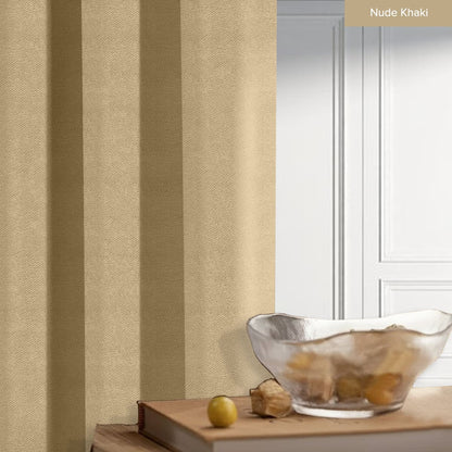 Melina 90-98% Blackout Curtain Ready Made - Extra Width