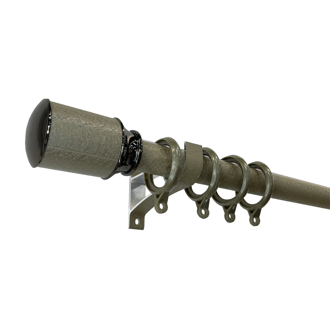 Bracket Double Batang Langsir Luxstony Khaki Brown