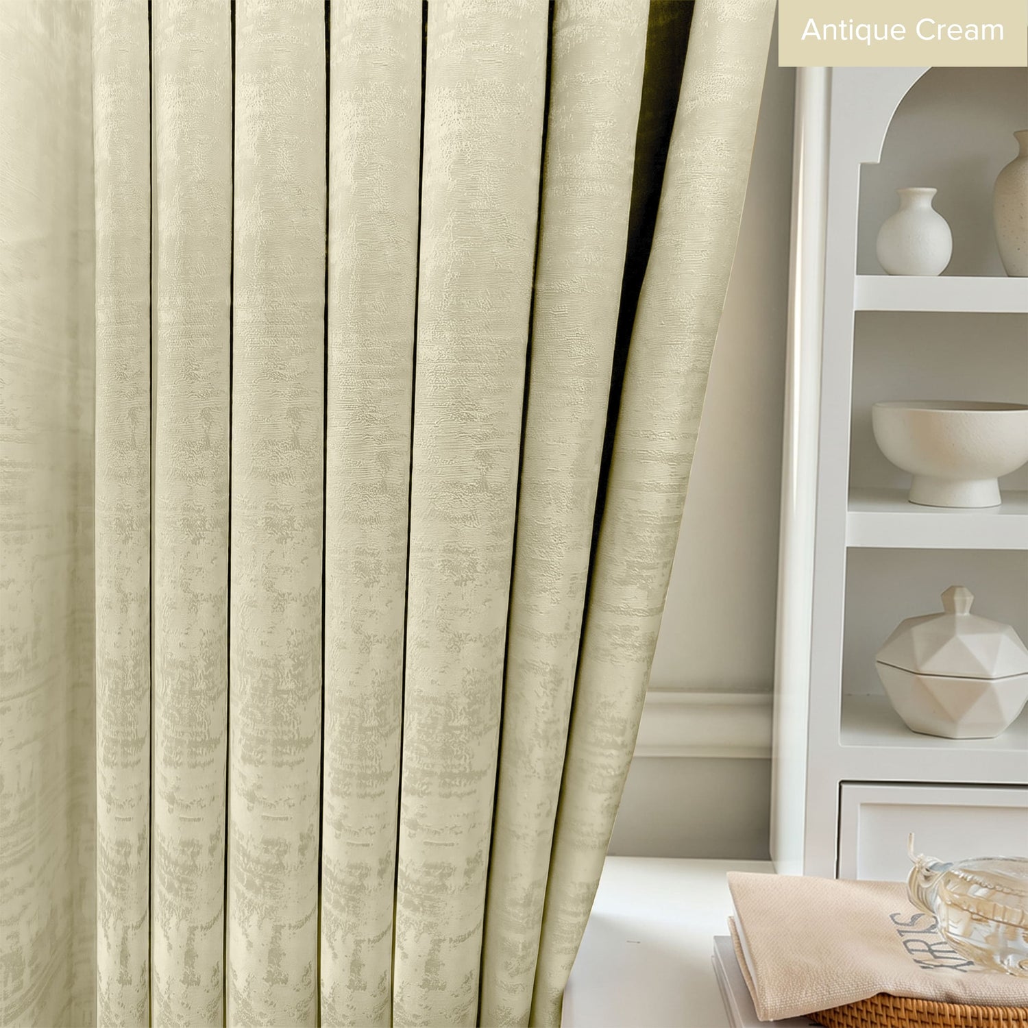 Jorica 85-95% Blackout Curtain Ready Made - Extra Width