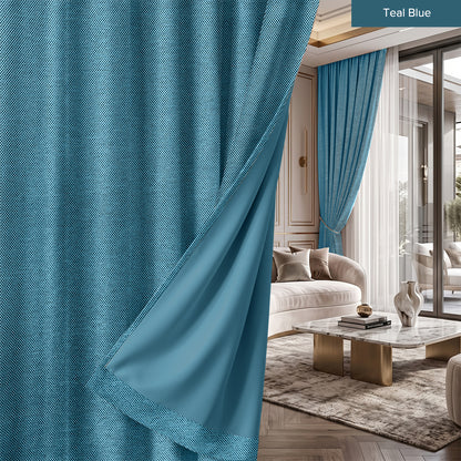 Mirelli 95-99% Blackout Ready Made Curtain - Standard Width