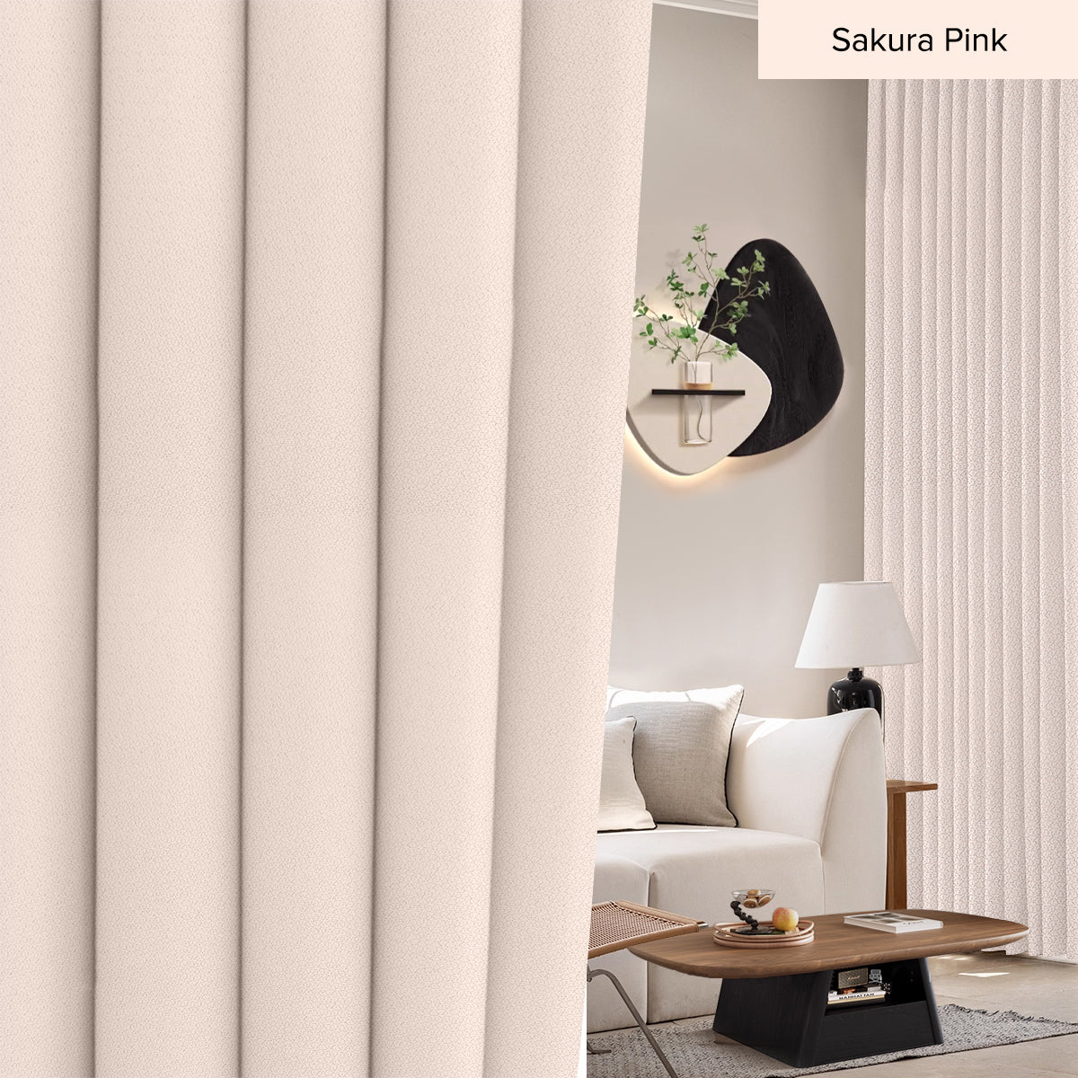 Morina 85-95% Blackout Curtain Ready Made - Extra Width