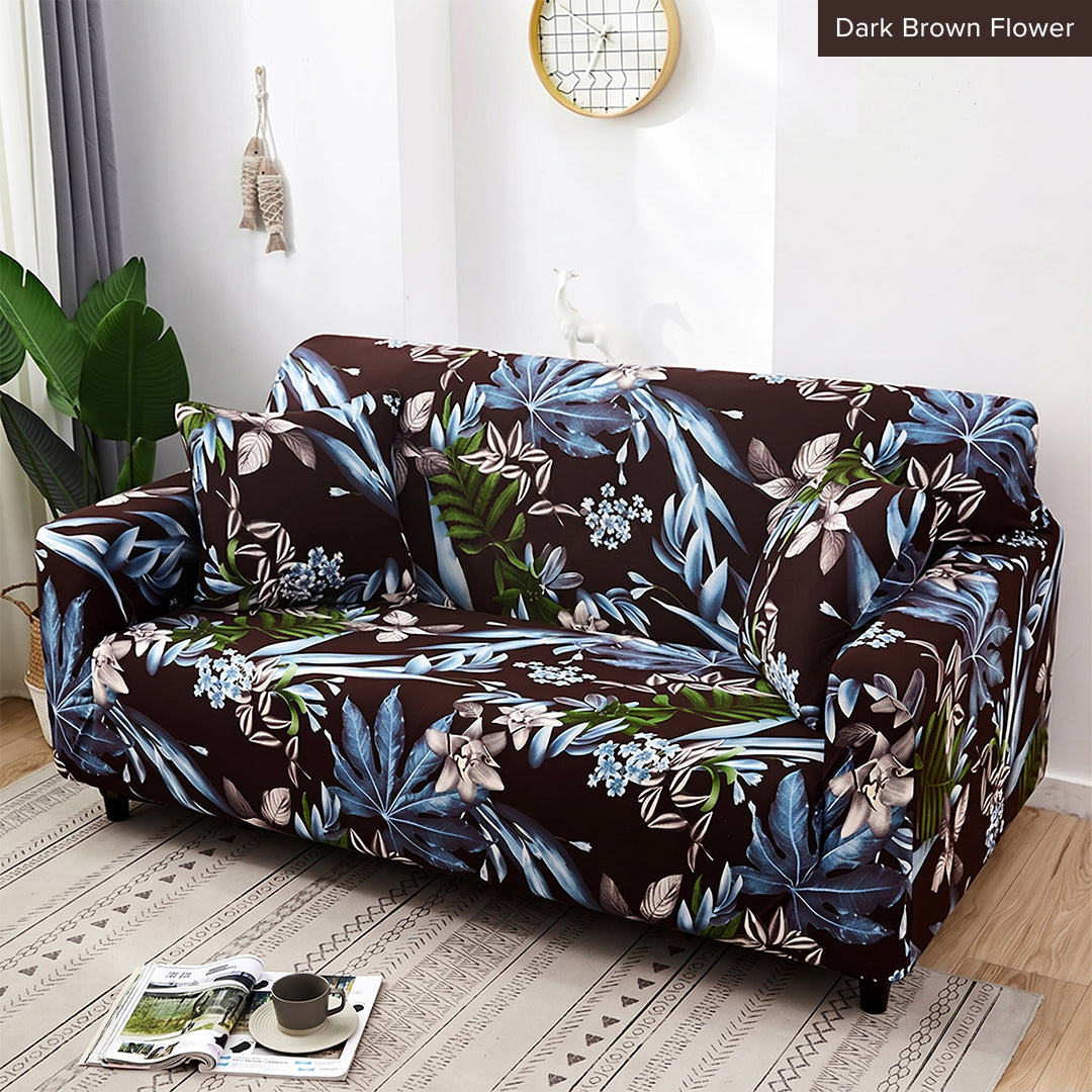 Anti Skid Scratch Protector Milk Fiber Elastic Cushion Sofa Cover Page 1