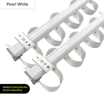 Verody Heavy Duty S Lipat / French Pleat Track Double Set Lengkap 