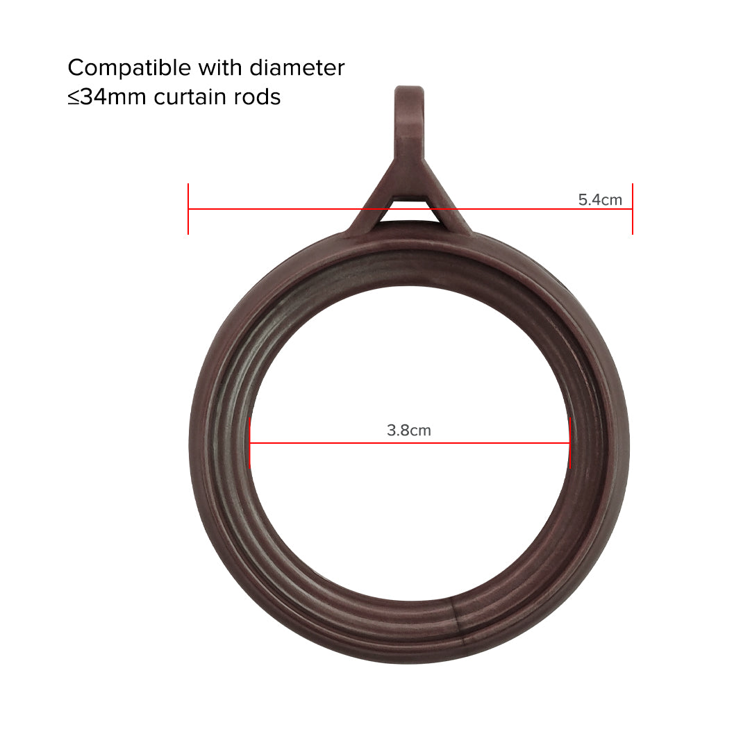 Cincin Batang Langsir Luxstony Mocha
