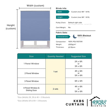 Tirai Sarang Lebah Renato 26mm Dibuat Tersuai