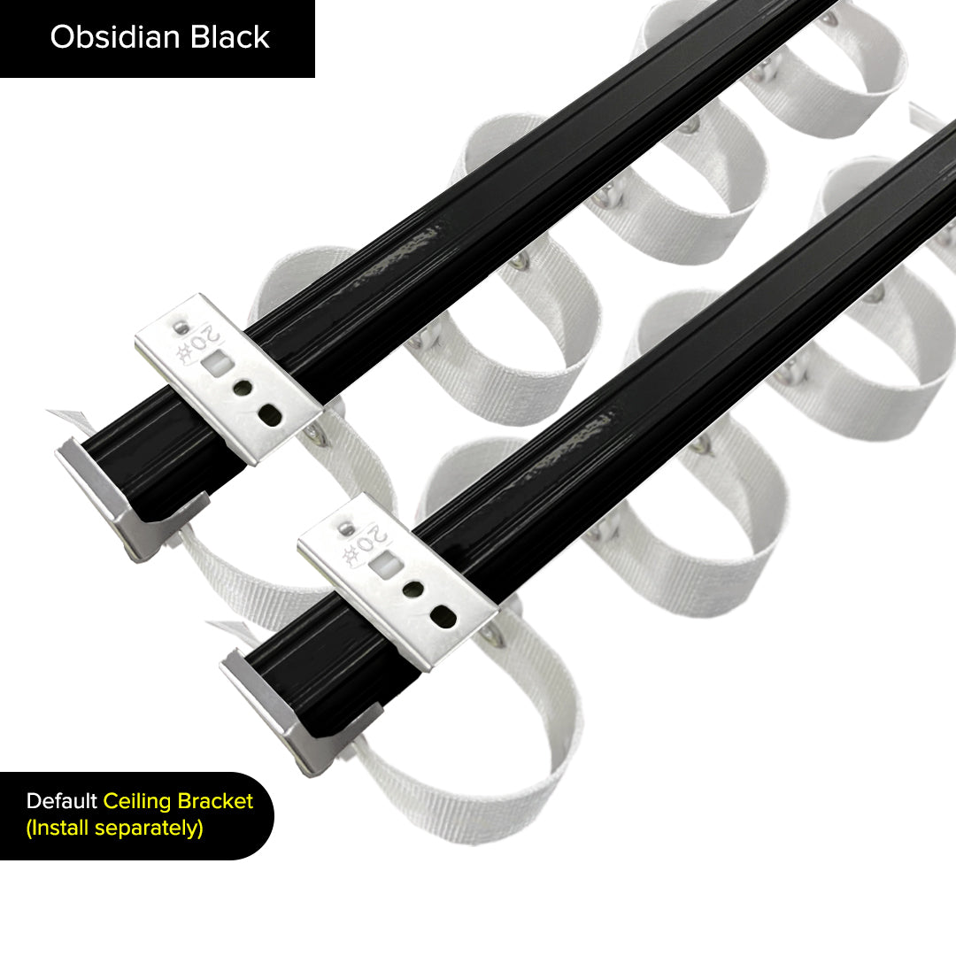 Verody Heavy Duty S Lipat / French Pleat Track Double Set Lengkap 