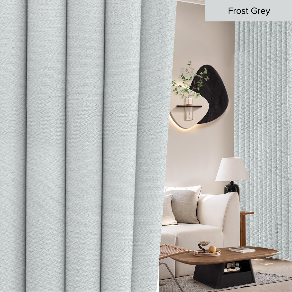 Morina 85-95% Blackout Curtain Ready Made - Extra Width