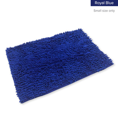 Alas Kaki Chenille Microfiber Warna Polos Bulu Panjang