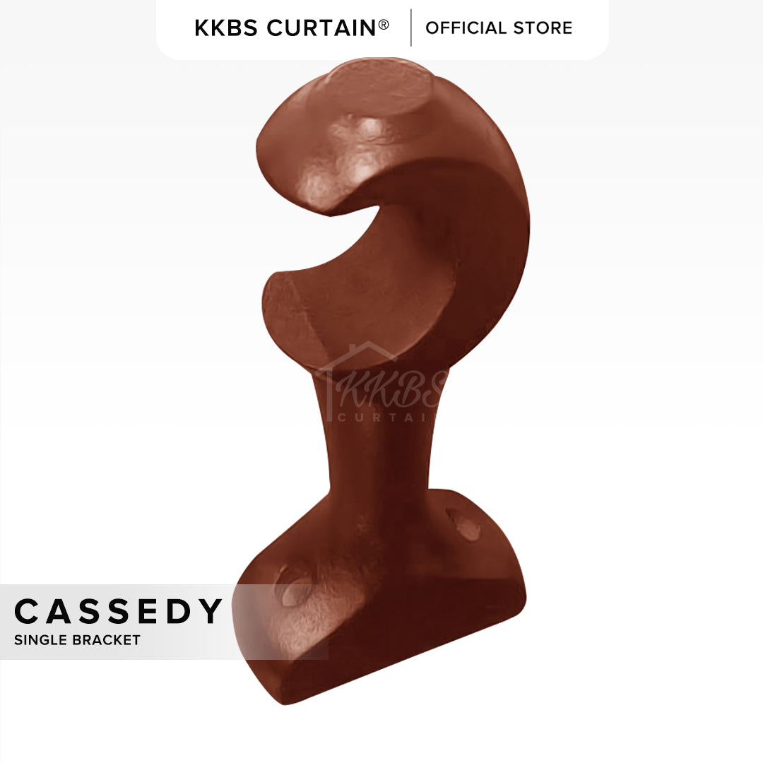 Cassedy Bracket Single Warna Mohogani Asli