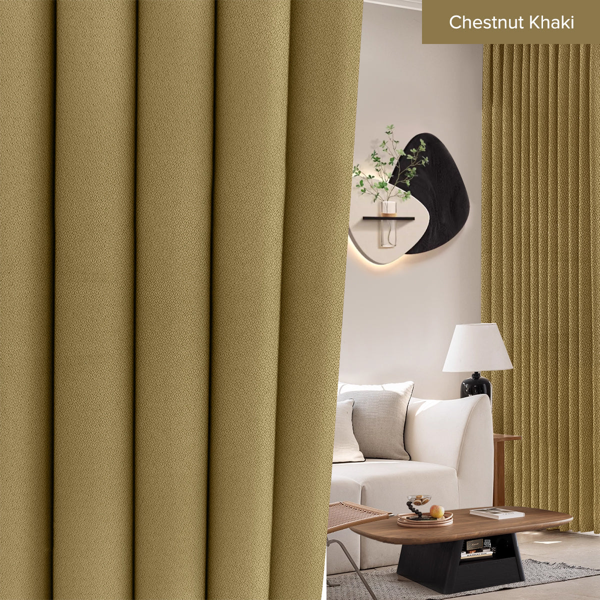 Morina 85-95% Blackout Curtain Ready Made - Extra Width