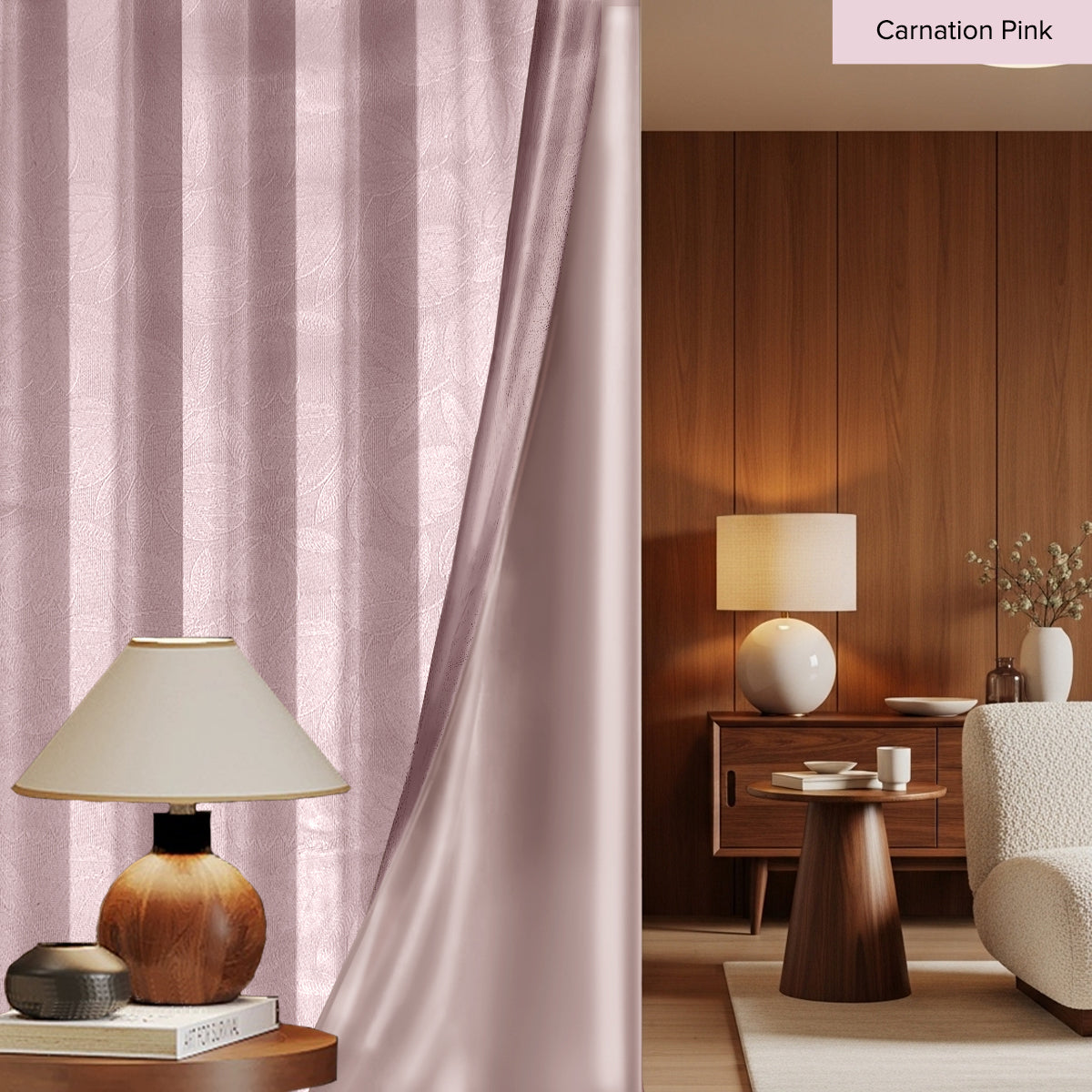 Miranda 90-98% Blackout Curtain Ready Made - Standard Width
