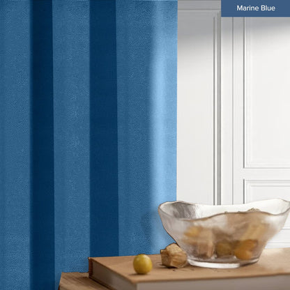 Melina 90-98% Blackout Curtain Ready Made - Extra Width
