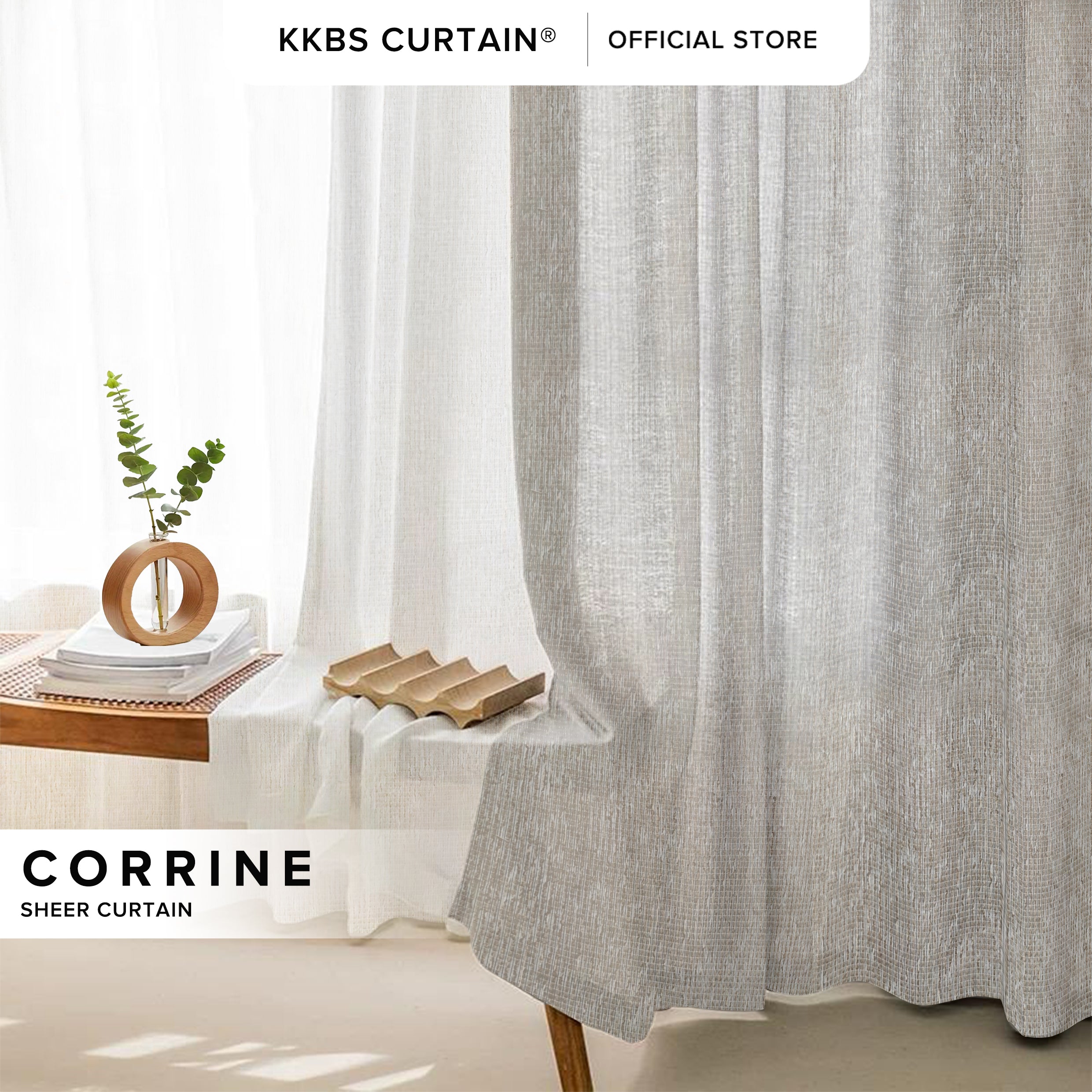 Corrine Langsir Sheer Tempahan