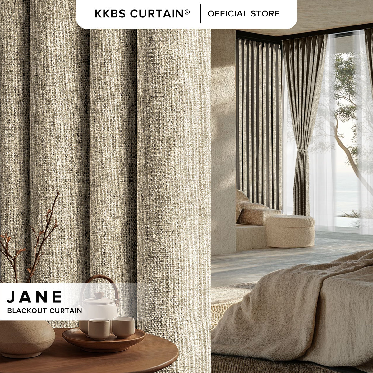Jane Blackout Curtain Custom Made