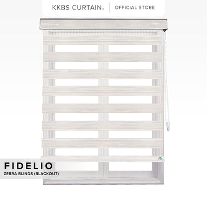 Fidelio Blackout Zebra Blinds Custom Made