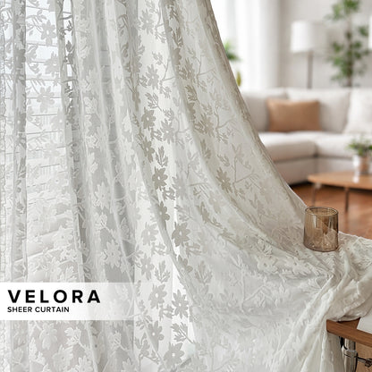 Velora Sheer Curtain / Net Curtain Ready Made