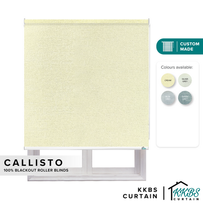 Callisto 100% Tirai Roller Blackout Dibuat Tersuai