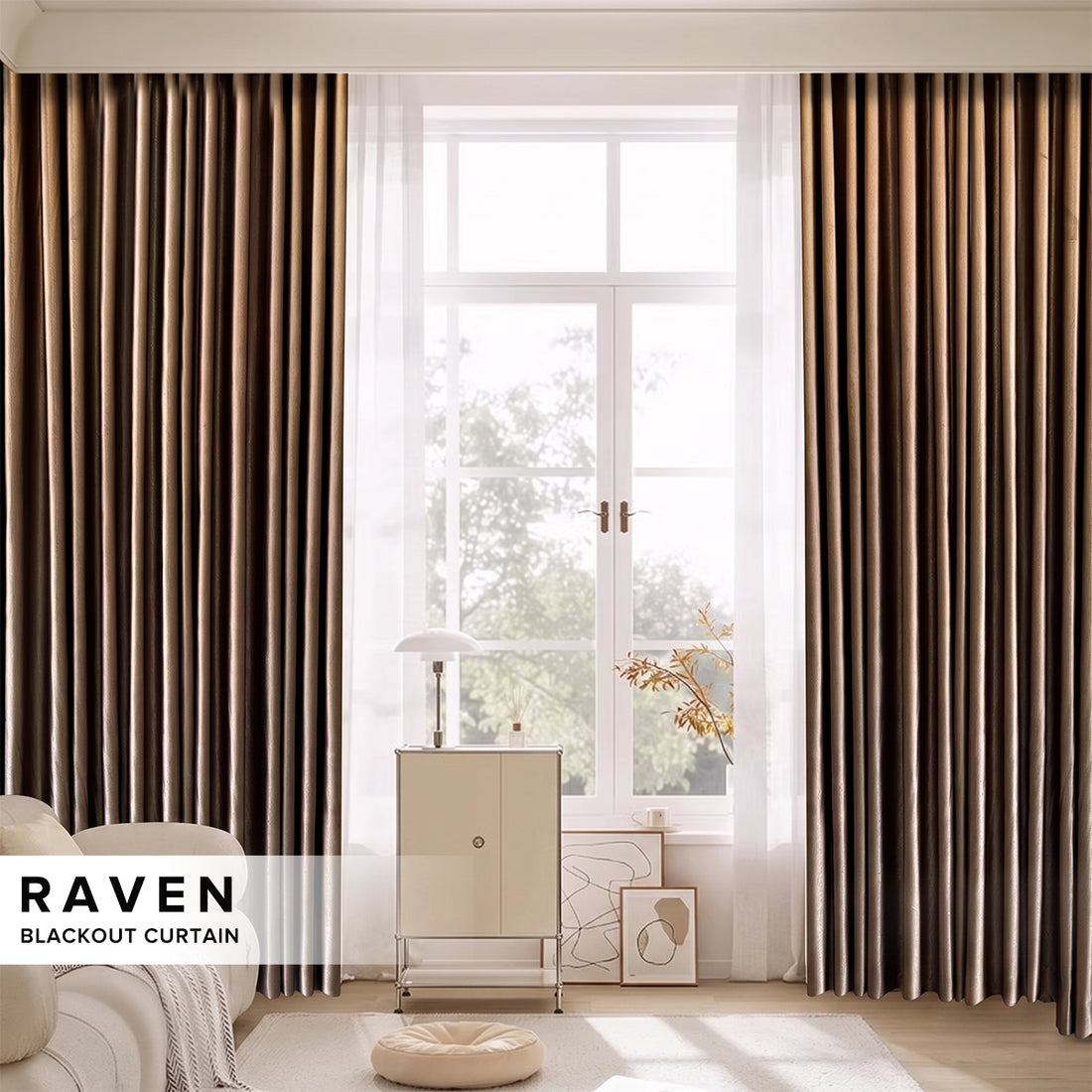 Raven Langsir Blackout Tempahan