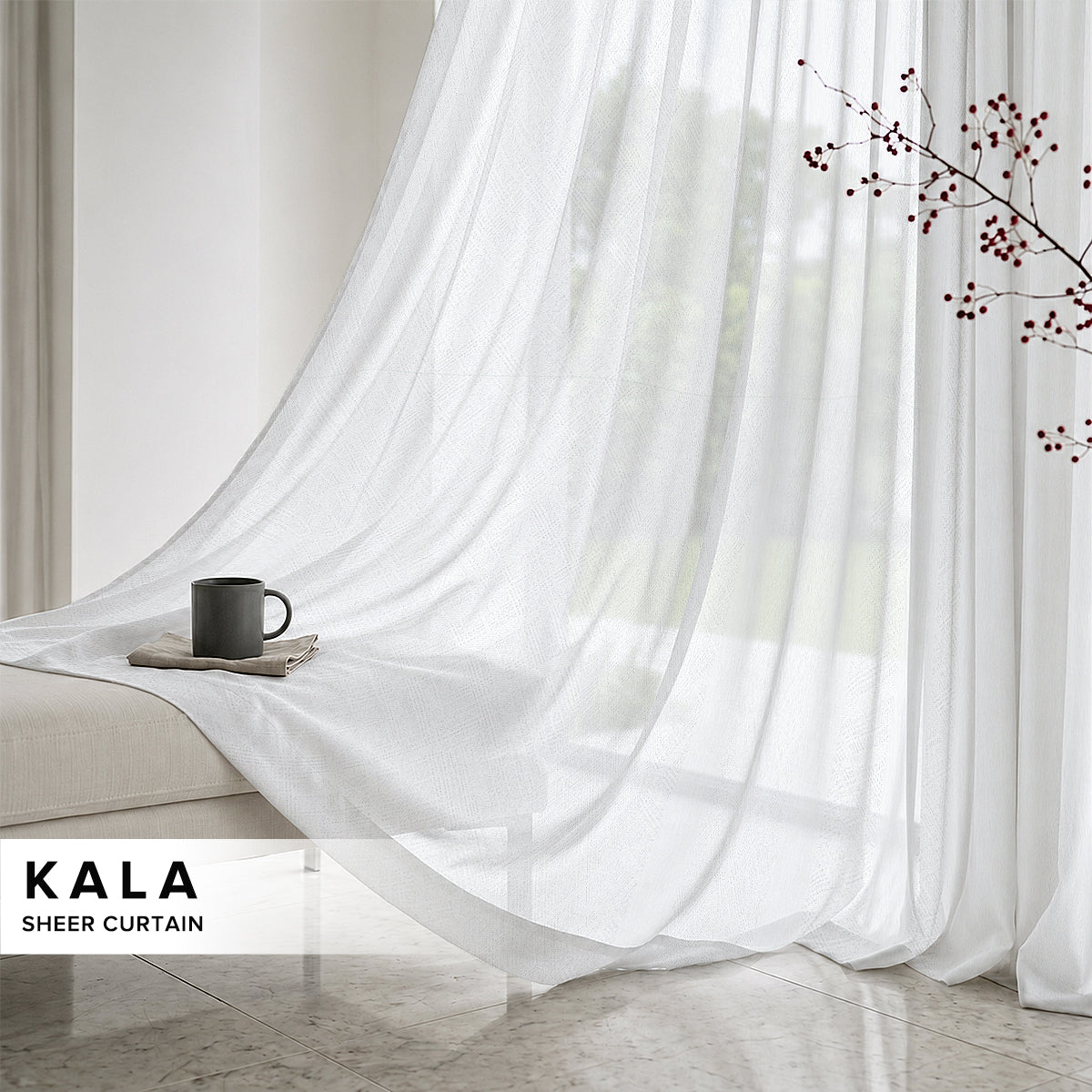 Kala Sheer Curtain Custom Made