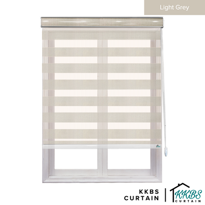 Maximo Semi Blackout Zebra Blinds Custom Made