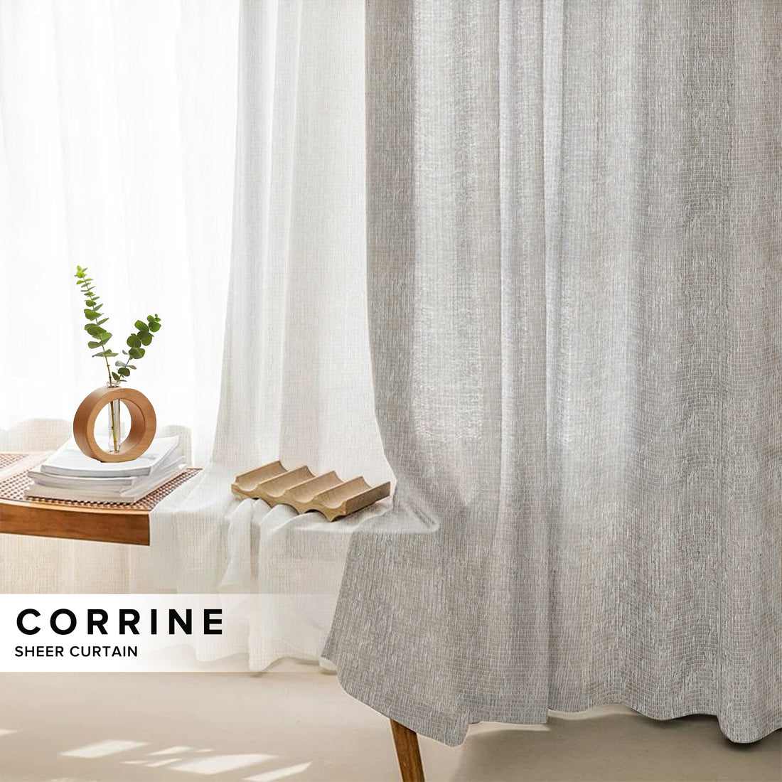 Corrine Langsir Sheer Tempahan