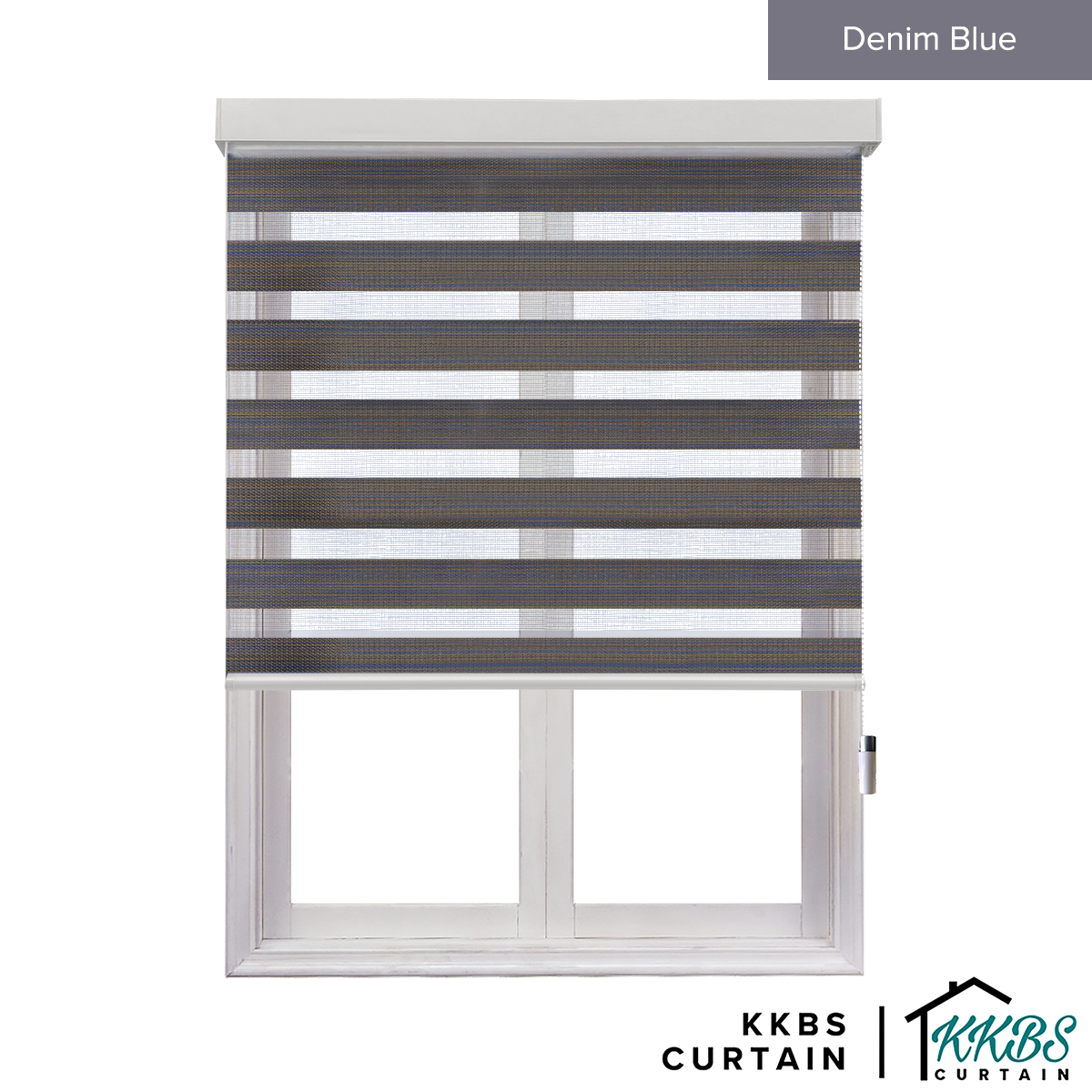 Felicio Semi Blackout Zebra Blinds Dibuat Tersuai 
