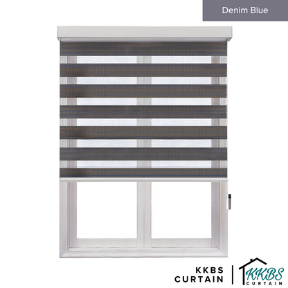 Felicio Semi Blackout Zebra Blinds Custom Made