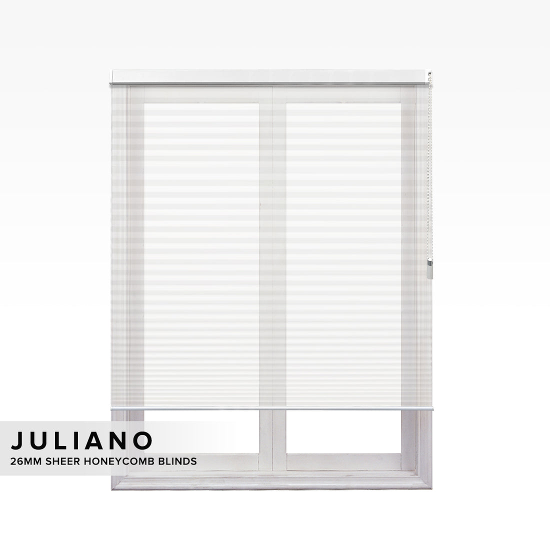 Juliano 26mm Sheer Honeycomb Blinds Custom Made