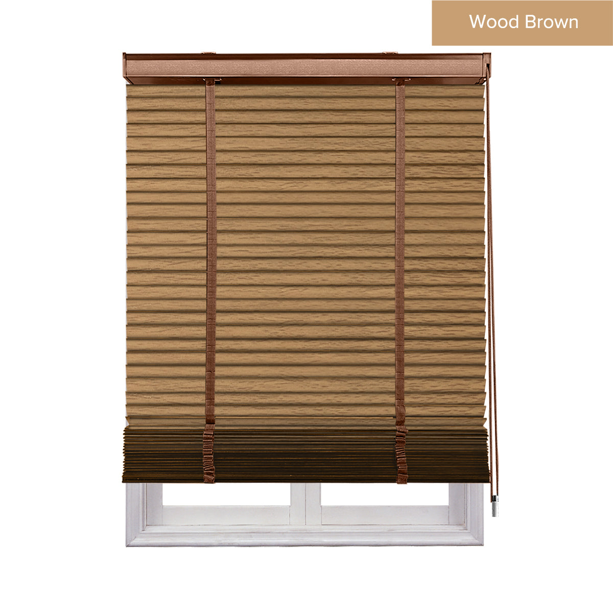 Nezuko 50mm Waterproof Faux Wood Blinds Custom Made