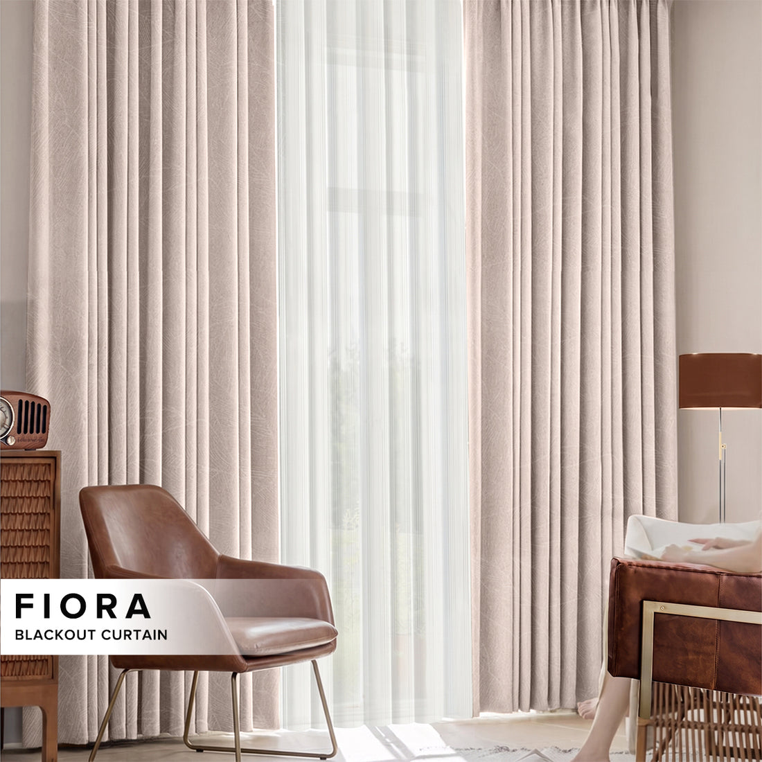 Fiora 98-99.9% Langsir Blackout Siap Jahit Lebar Tambahan (Page 2)