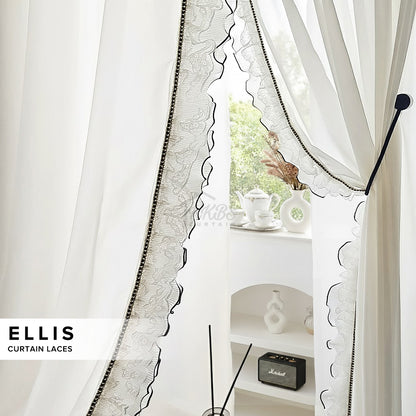 Ellis Curtain Laces Cut by Metre
