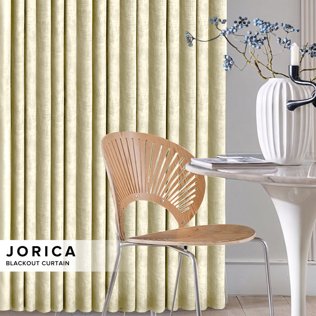 Jorica Langsir 85-95% Blackout Lebar Besar