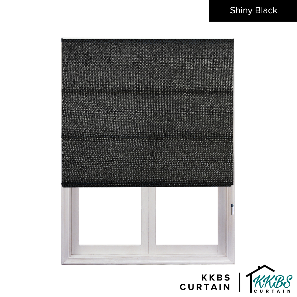 Carminho 100% Blackout Roman Blinds Dibuat Tersuai 