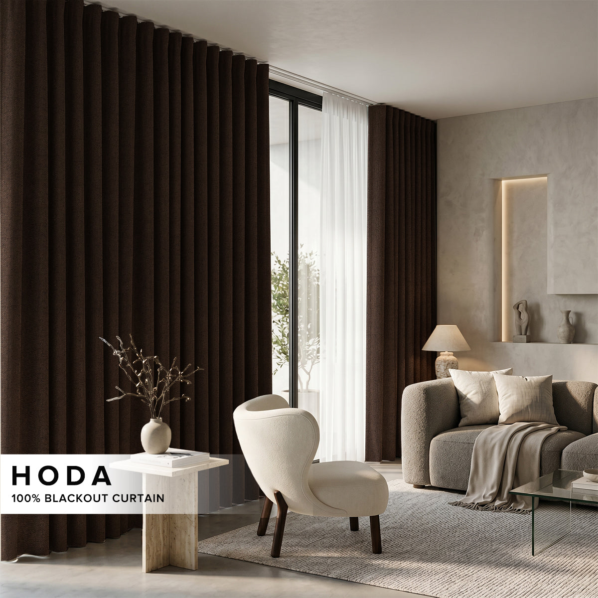 Hoda Blackout Curtain Custom Made