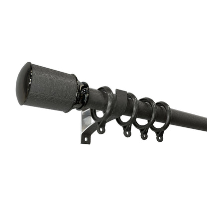 Luxstony Curtain Rod Finial / End Cap Space Grey