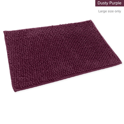 Alas Kaki Chenille Microfiber Warna Polos Bulu Pendek