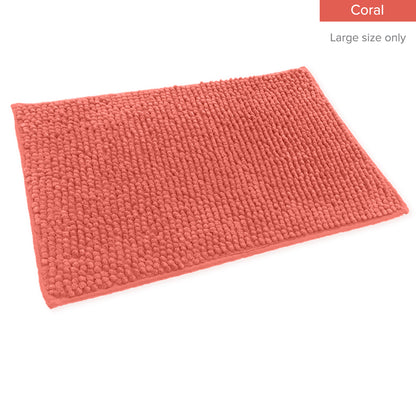Alas Kaki Chenille Microfiber Warna Polos Bulu Pendek