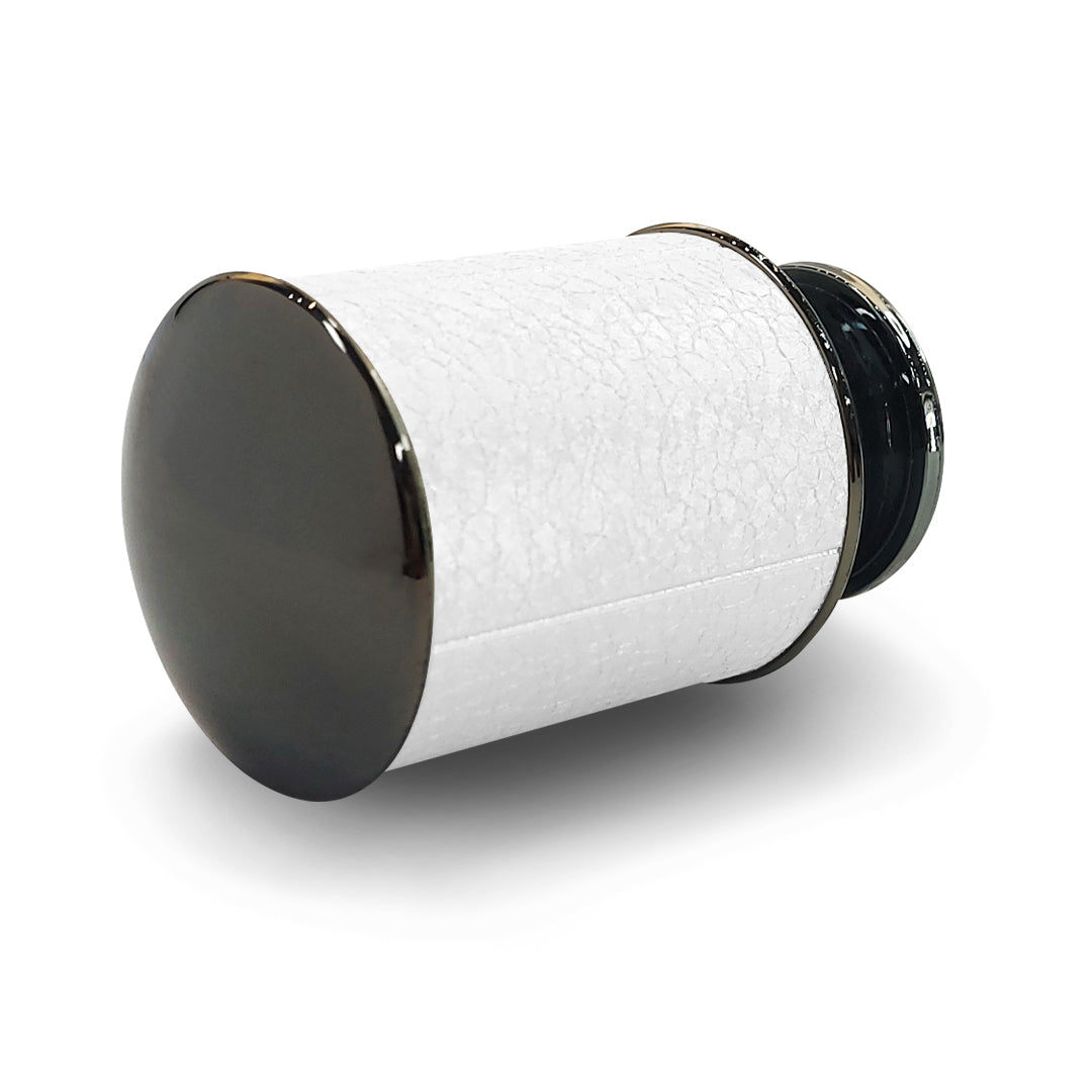 Luxstony Curtain Rod Finial / End Cap Porcelain White