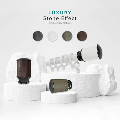 Luxstony Curtain Rod Single Complete Set