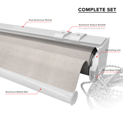 Pierino 100% Blackout Roller Blinds Custom Made