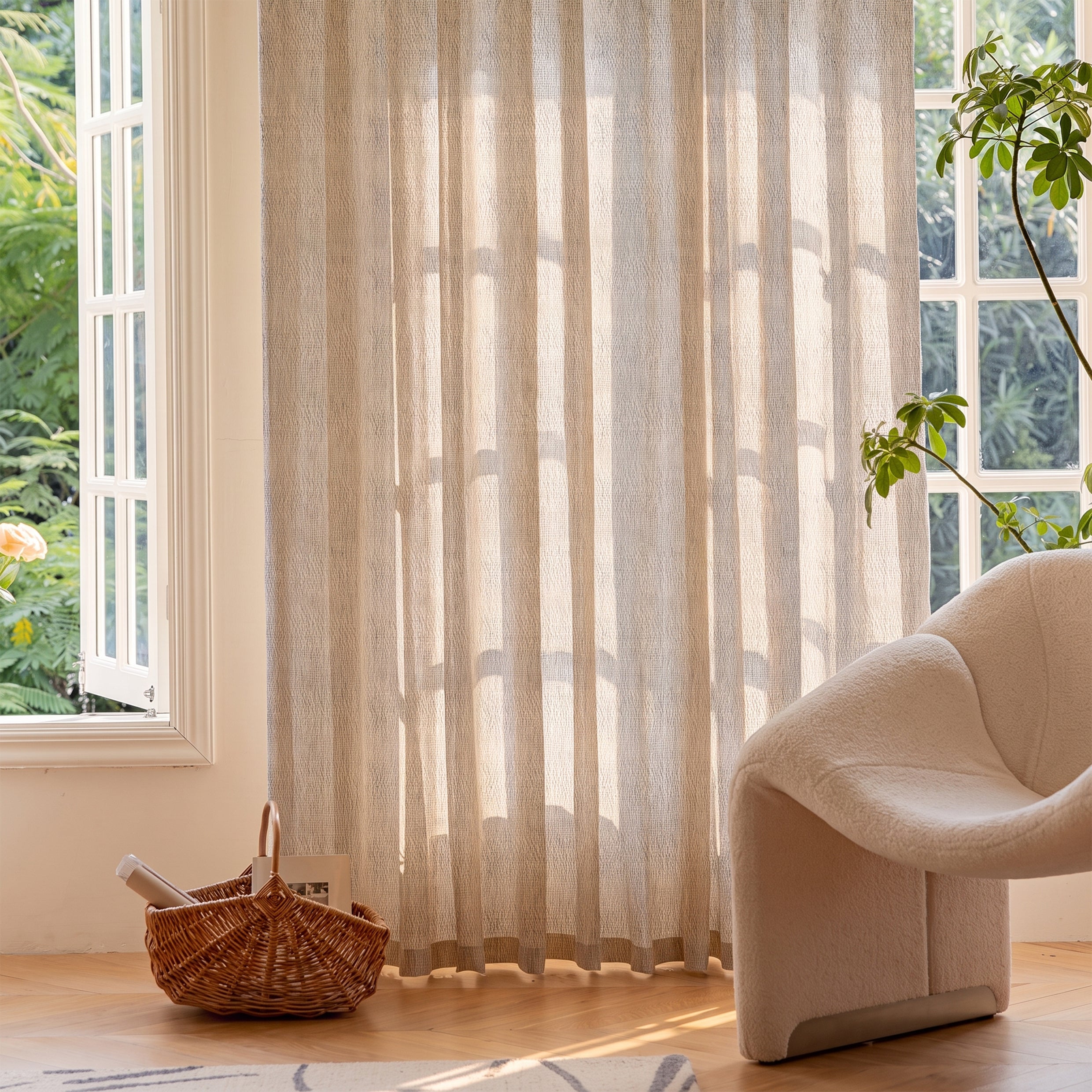 Catpy Sheer Curtain Custom Made