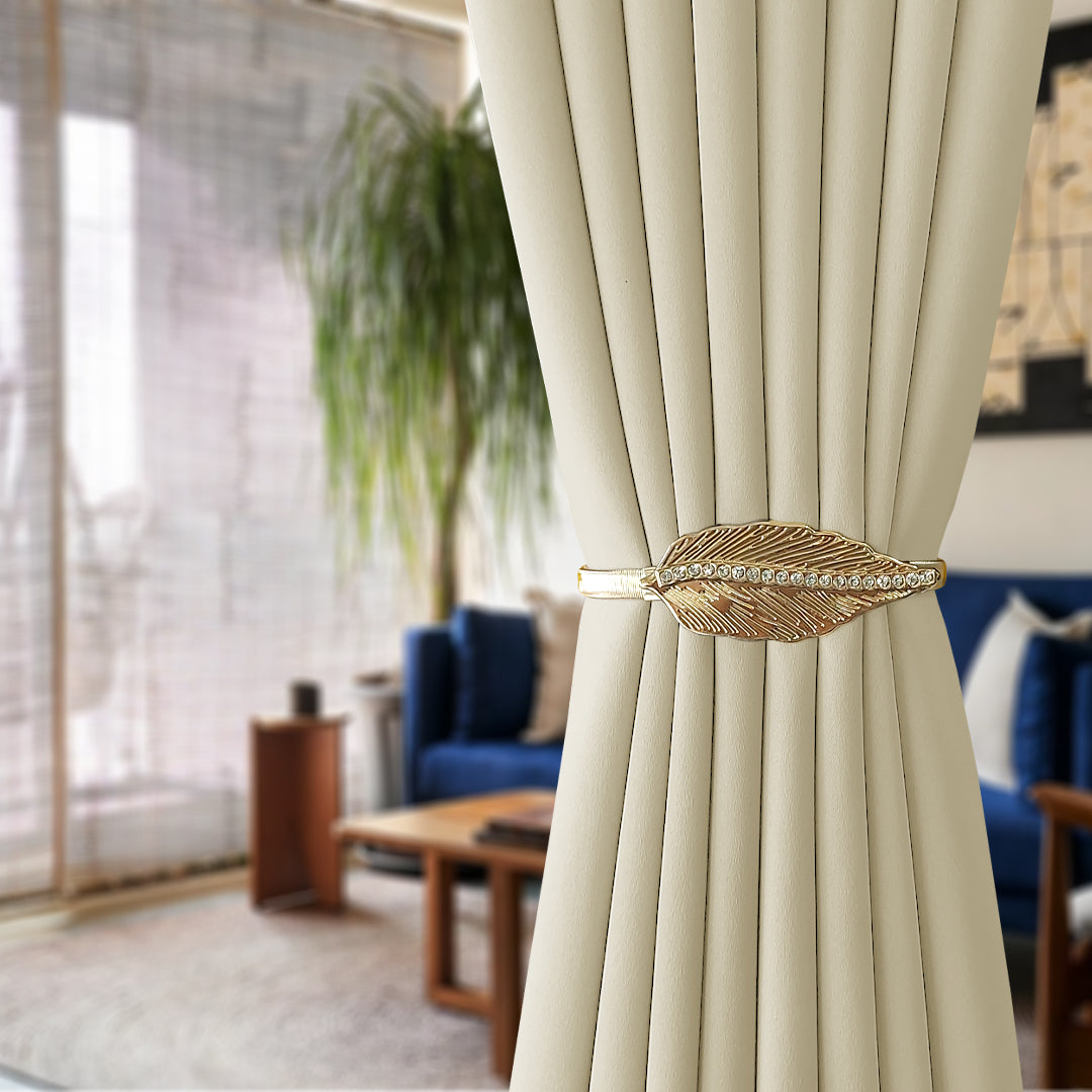 Emorie Feather Design Curtain Tieback