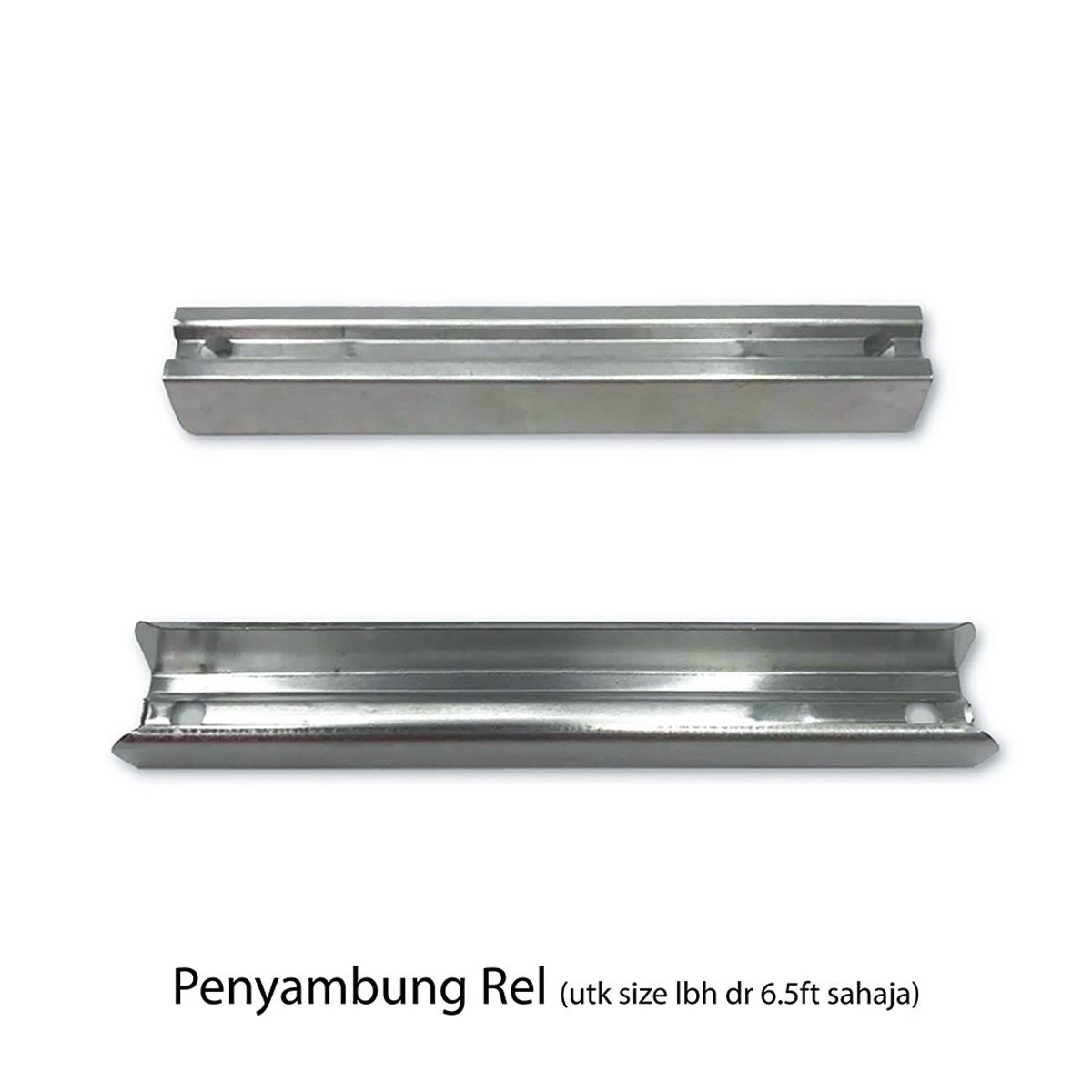 Traludy Aluminium Curtain Rail / Track Double Complete Set