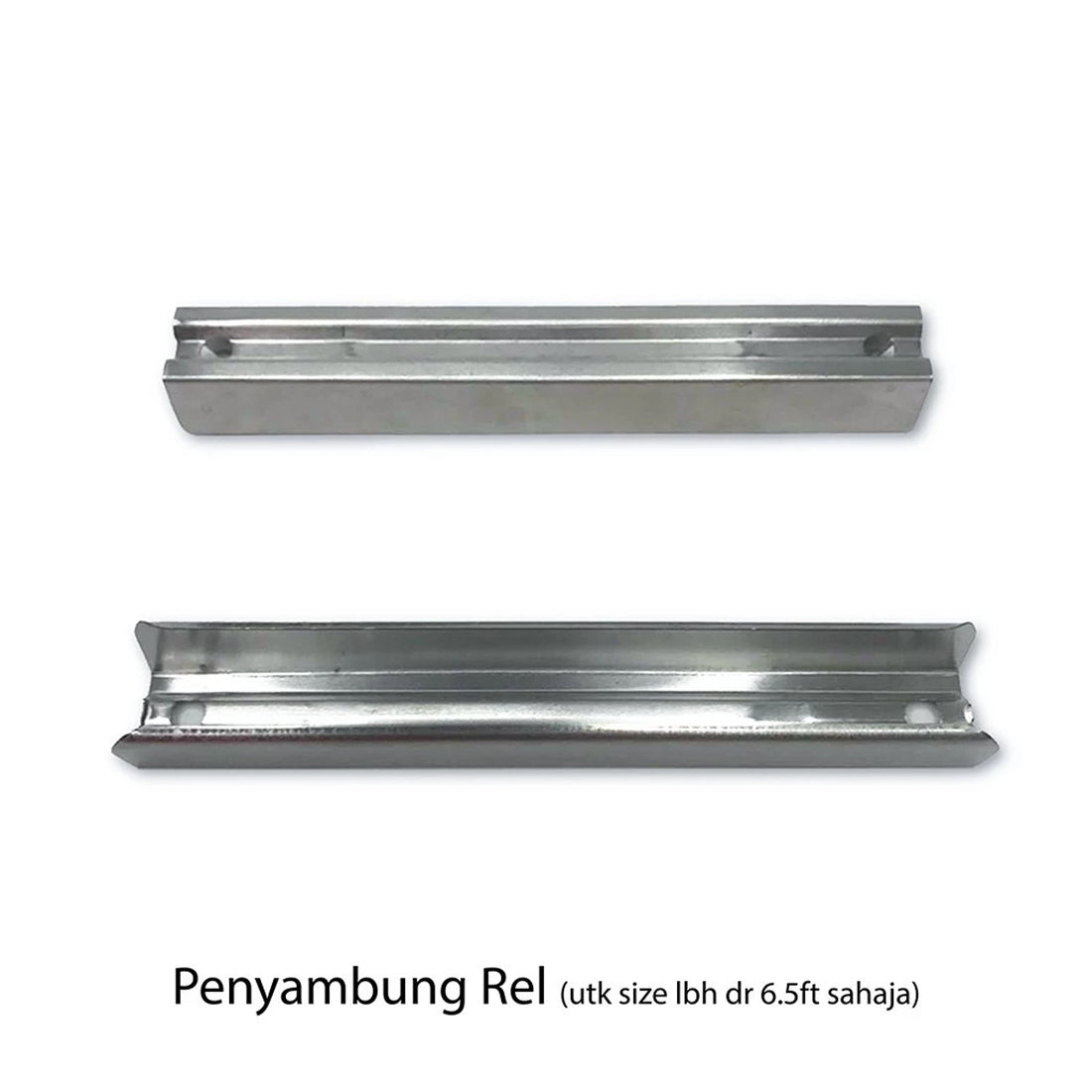 Traludy Rel / Trek Langsir Aluminium Set Lengkap Triple